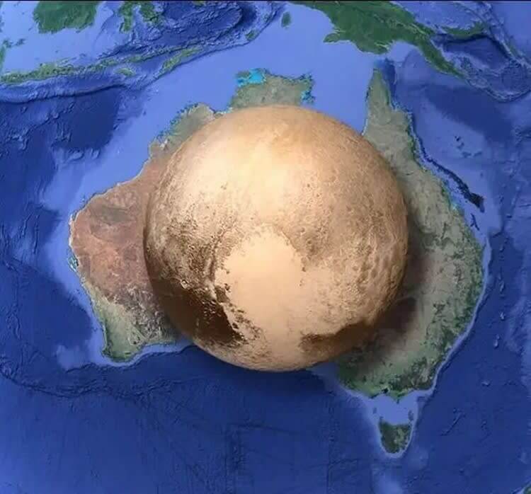 Australia Vs. Pluto