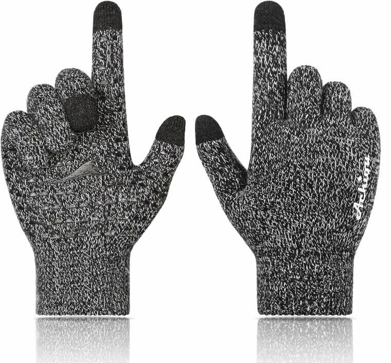 Achiou Winter Gloves - Stay Warm & Text with Ease - 13% Off!