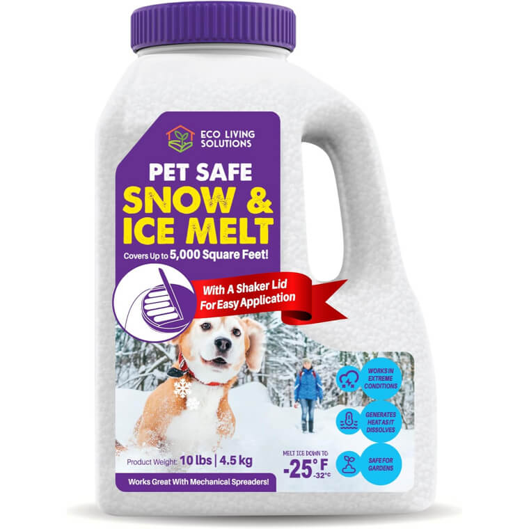 Eco Living Ice Melt - Pet Safe, Works Under -25°F