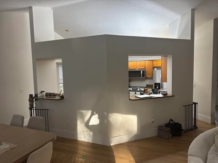 Removing Walls to Create One Giant Open Space