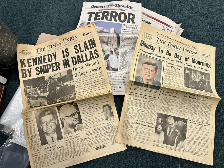 Looking Up Showtimes in a Newspaper