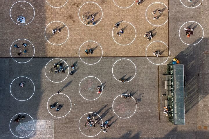 Distanciamento social simplificado