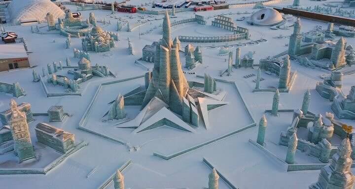 A cidade do gelo que parece ser de outro mundo