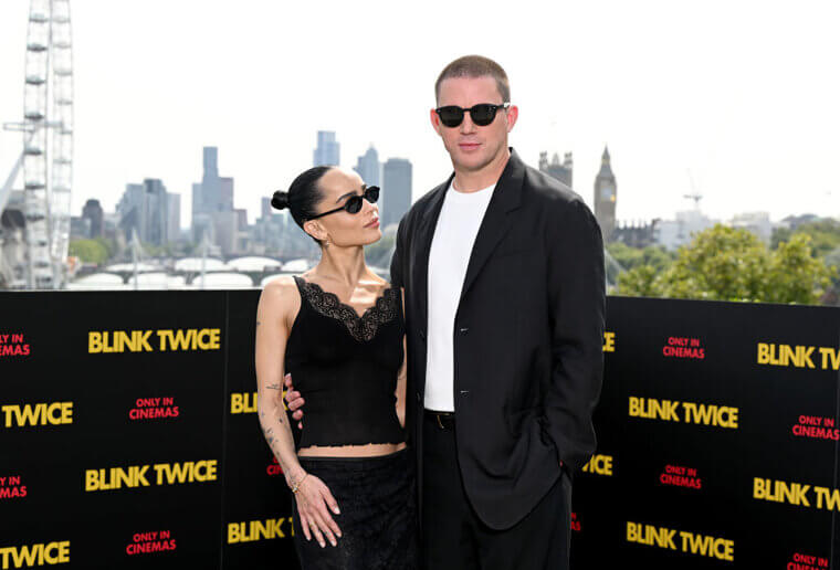 Channing Tatum and Zoë Kravitz - Fell in Love on the Set of "Blink Twice"