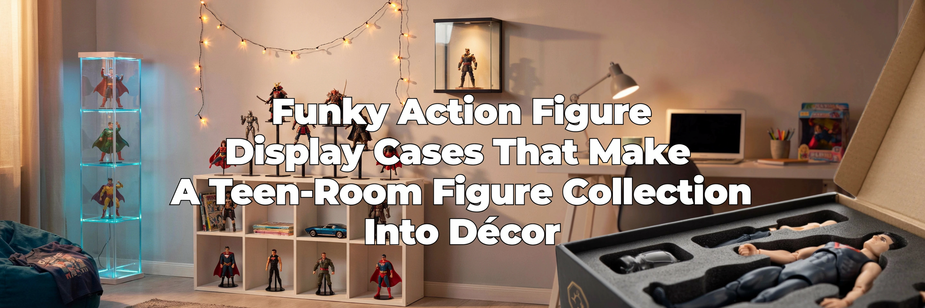 Funky Action Figure Display Cases That Make A Teen-Room Figure Collection Into Décor