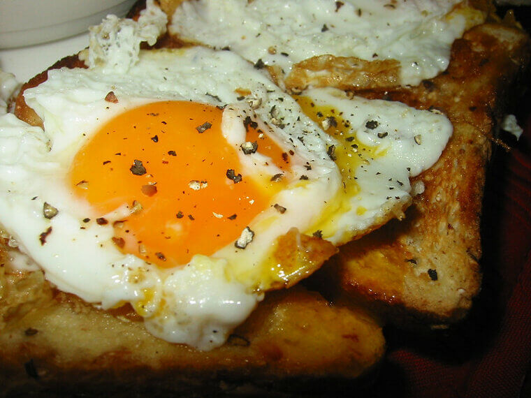Egg and Toast Dinner