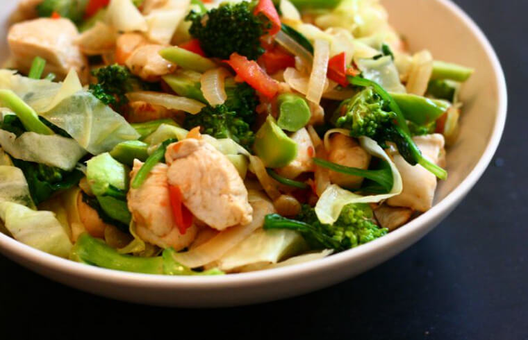 Vegetable Stir-Fry With Rice