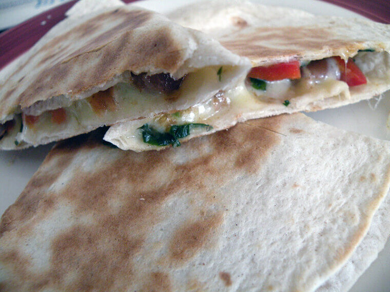 Bean and Cheese Quesadillas