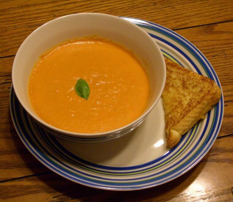 Grilled Cheese and Tomato Soup