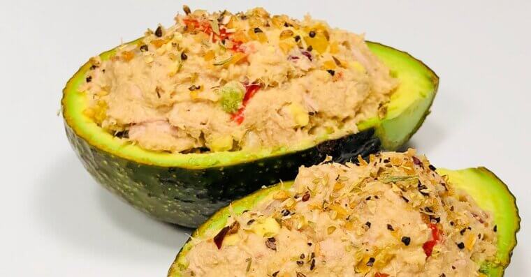 Salmon-Stuffed Avocados