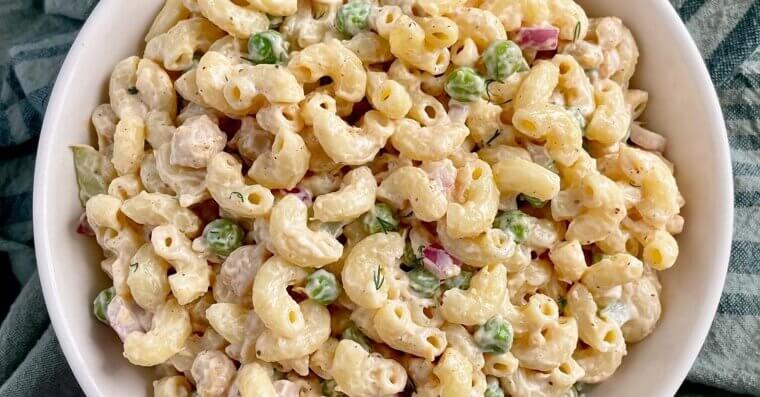 Pasta Salad With Chickpeas and Tuna