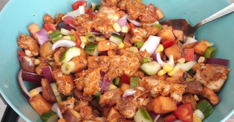 Chicken and Sweet Potato Salad