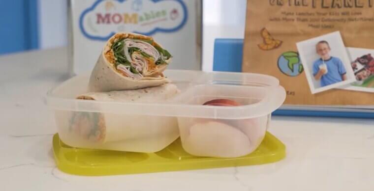 Turkey and Hummus Veggie Wrap