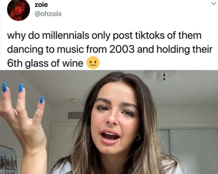 The Only Time To Post A TikTok Is After 6 Glasses Of Wine