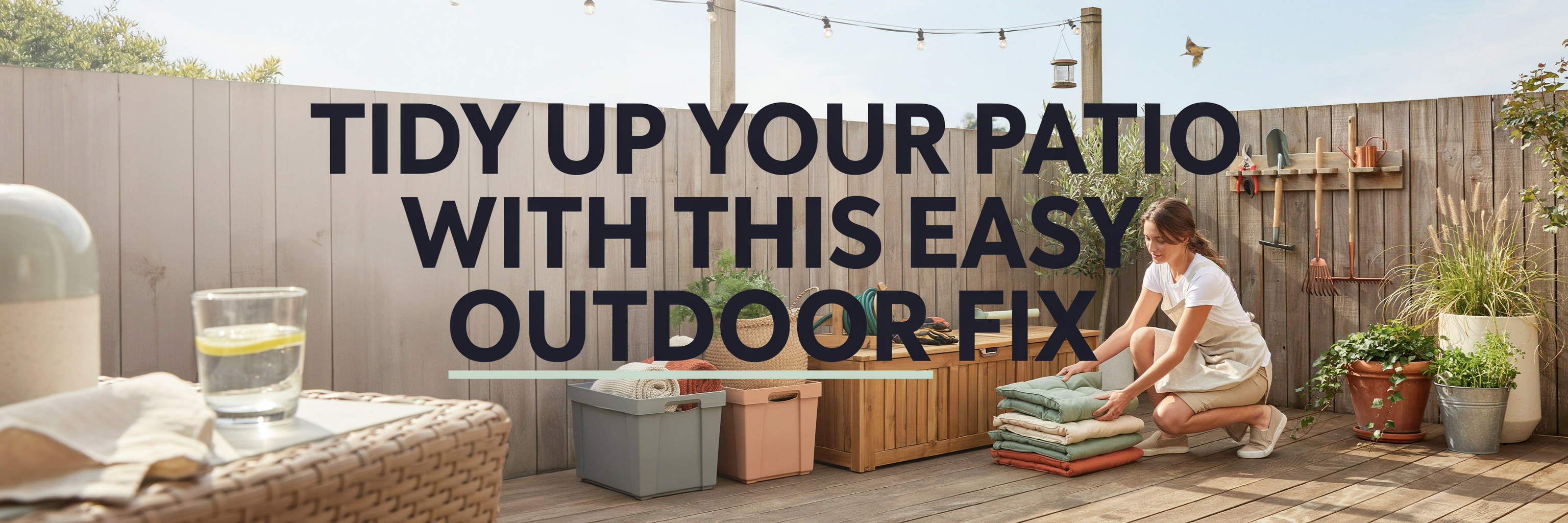 Tidy Up Your Patio With This Easy Outdoor Fix