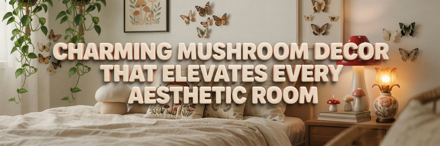 The Mushroom Decor Trend That's Taking Over Every Aesthetic Room