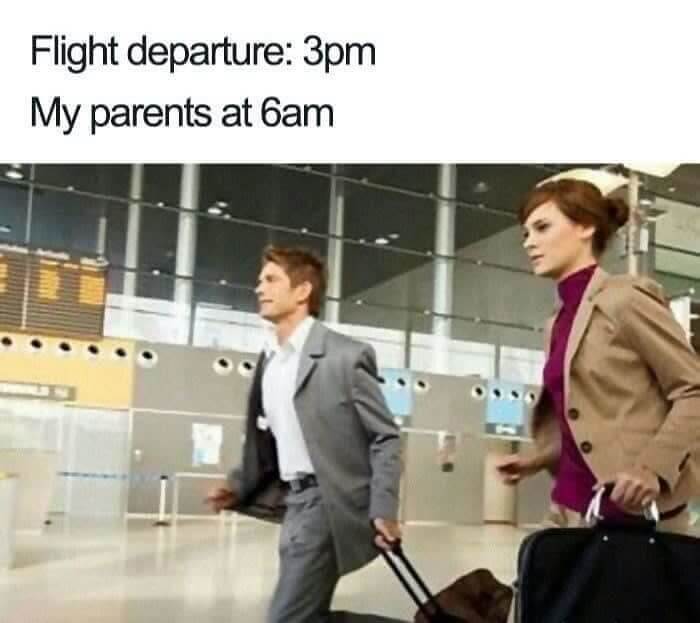Go To The Airport Early Just In Case