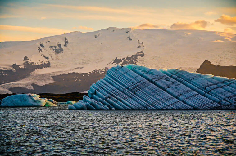 Os Incríveis Icebergs Listrados Da Antártica