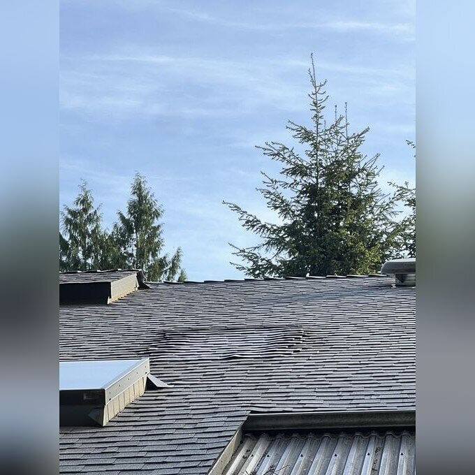 Failed Roof Patching