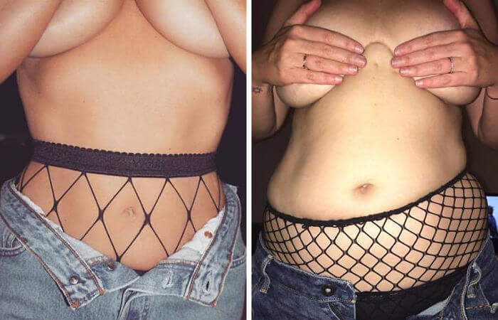 How Fishnet Tights Actually Feel On Your Stomach