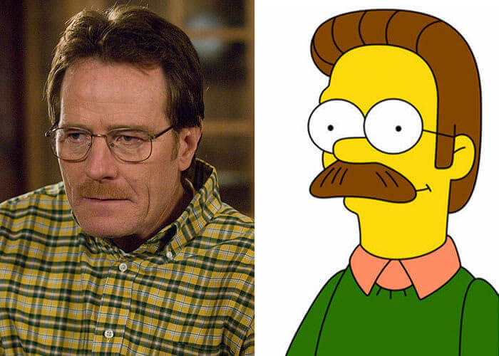 Ned Flanders Des Simpson