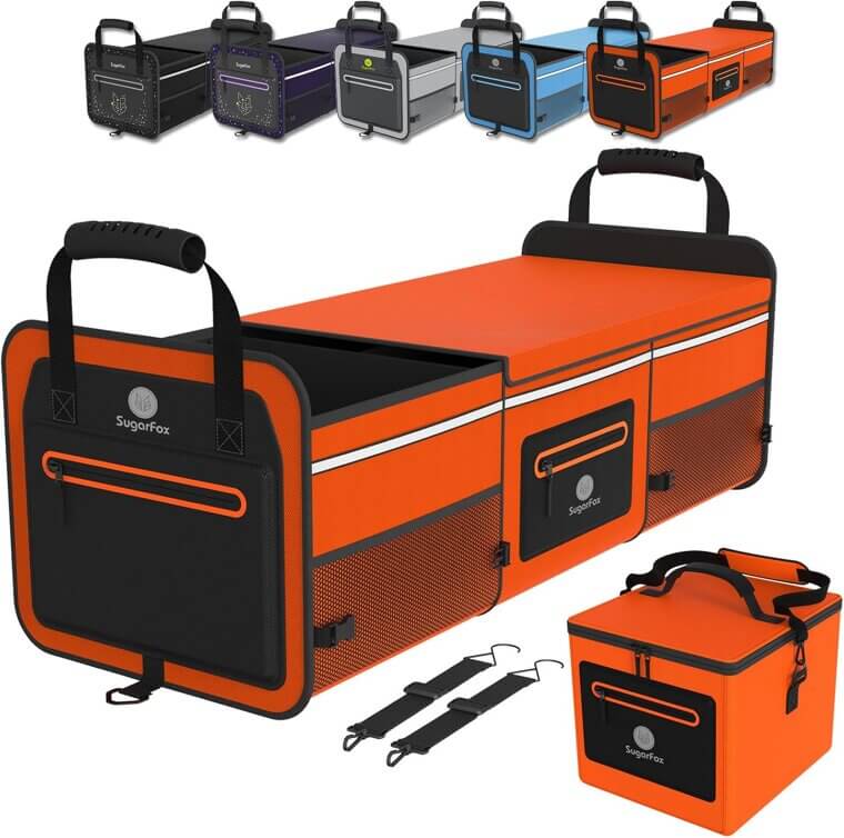 SugarFox Car Organizer: Keep Your Trunk Tidy & Gear Dry