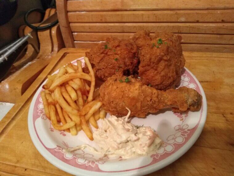Fried Chicken and Chips