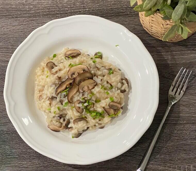 Creamy Mushroom Risotto