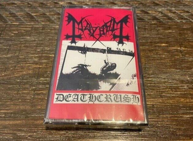 Deathcrush by Mayhem - 1987 Posercorpse Cassette - $1000