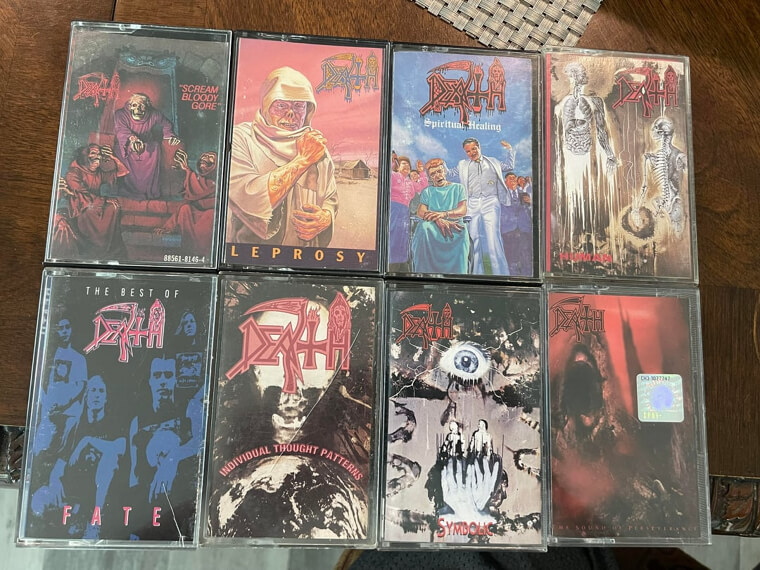 Death by Metal by Death - 1984 Mantas Demo Cassette - $600