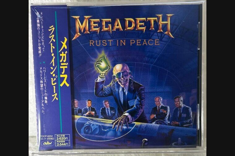 Rust in Peace by Megadeth - 1990 Original Japanese Promo CD - $150