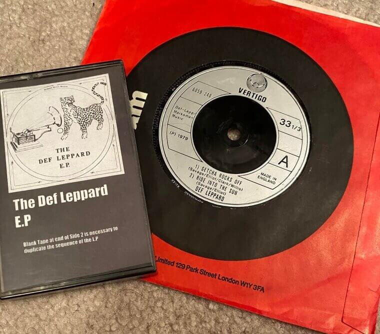 The Def Leppard E. P. By Def Leppard - 1979 Red Label Cassette - $400