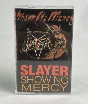 Show No Mercy by Slayer - 1983 Metal Blade Cassette - $200