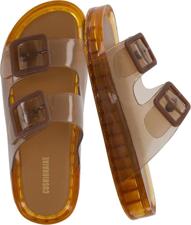 CUSHIONAIRE Slides - Stylish, Waterproof Sandals for Women - Now 40% Off!