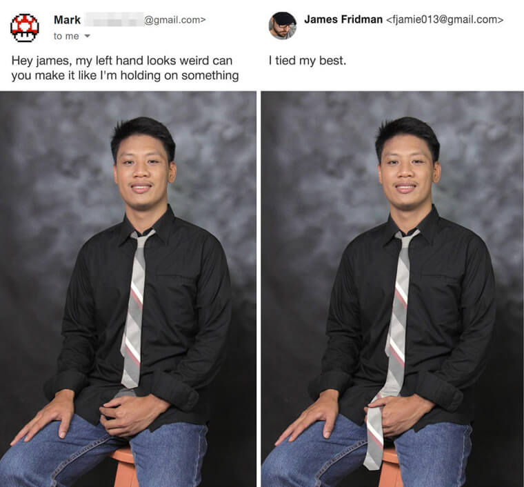 This Kid Definitely Tied His Best