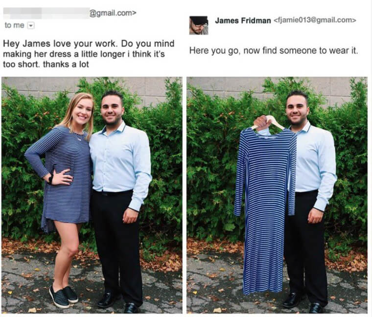 Extending The Dress, Losing The Girlfriend
