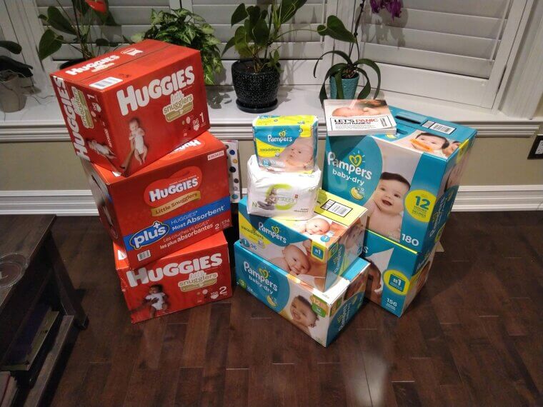 Diapers (Pampers / Huggies Bulk)