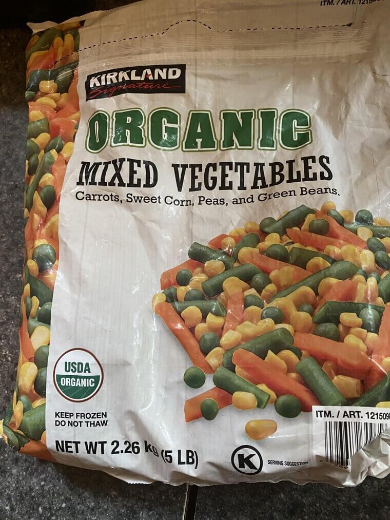 Frozen Vegetables (Large Bags)
