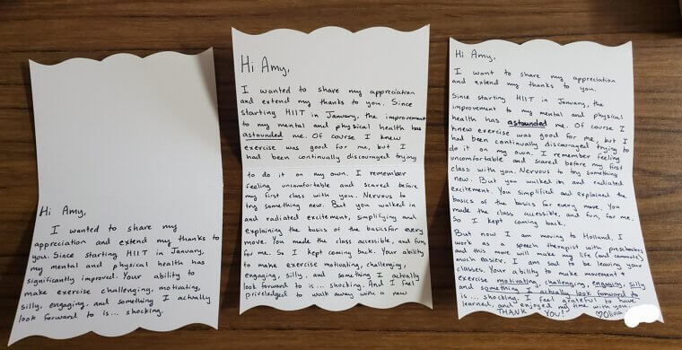 Writing Thank-You Notes