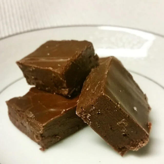 Homemade Fudge Cooled on the Porch