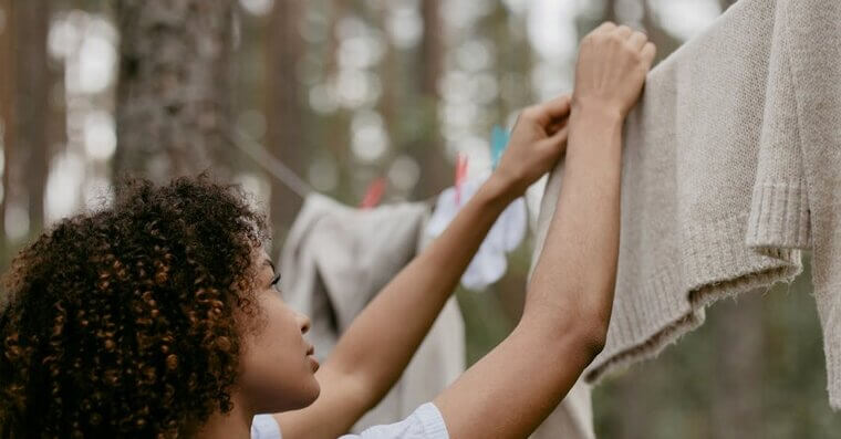 Line-Drying Clothes