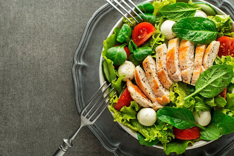 Michael Jackson - Spinach and Chicken Salad