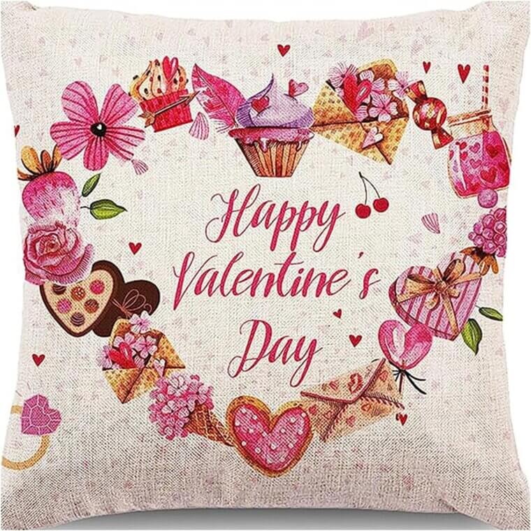 Valentine Pillow Covers - Perfect Gift for Loved Ones 