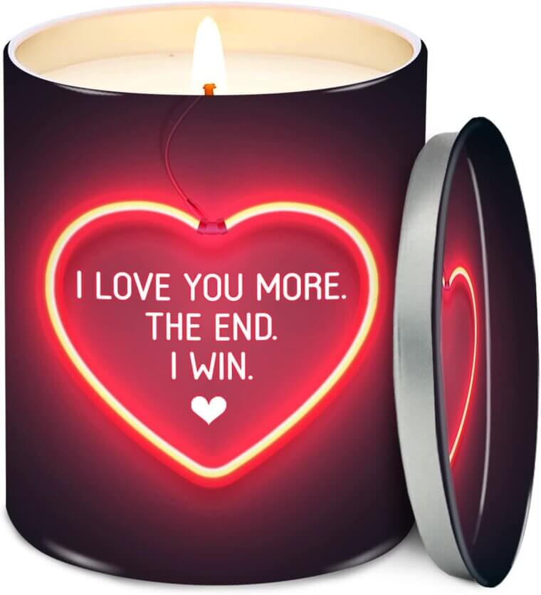 Valentine's Love Candle - Sweet Vanilla & Lavender Aroma - Don’t Miss the 27% Discount!