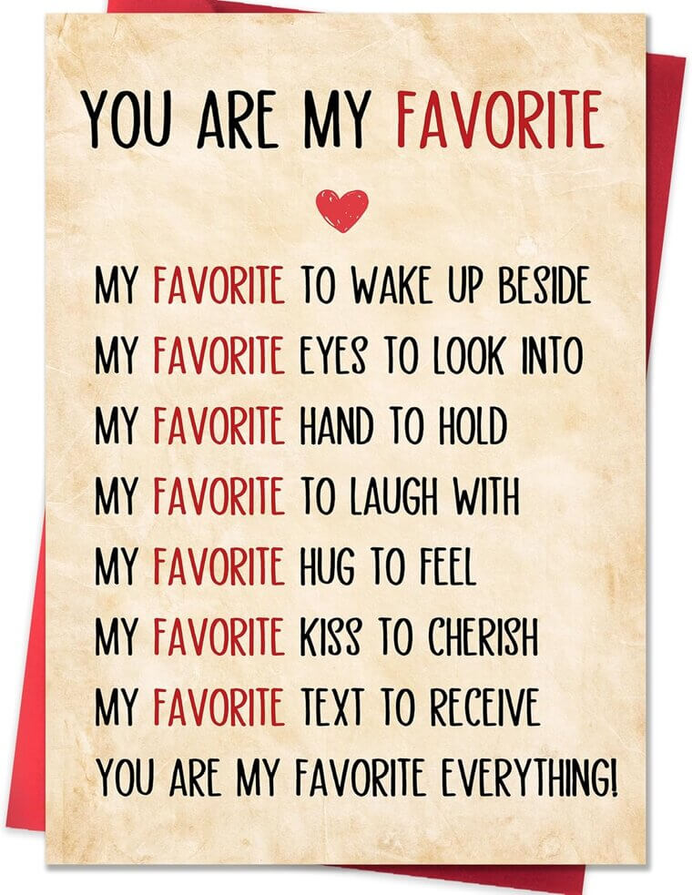 IDU Valentines Card - Perfect for Him or Her! - Now 22% Off!