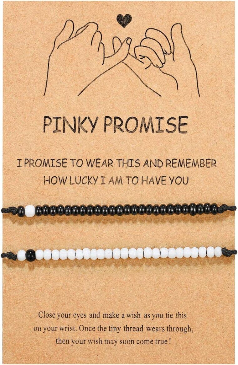 Pinky Promise Bracelets - Perfect for Couples and Soulmates 