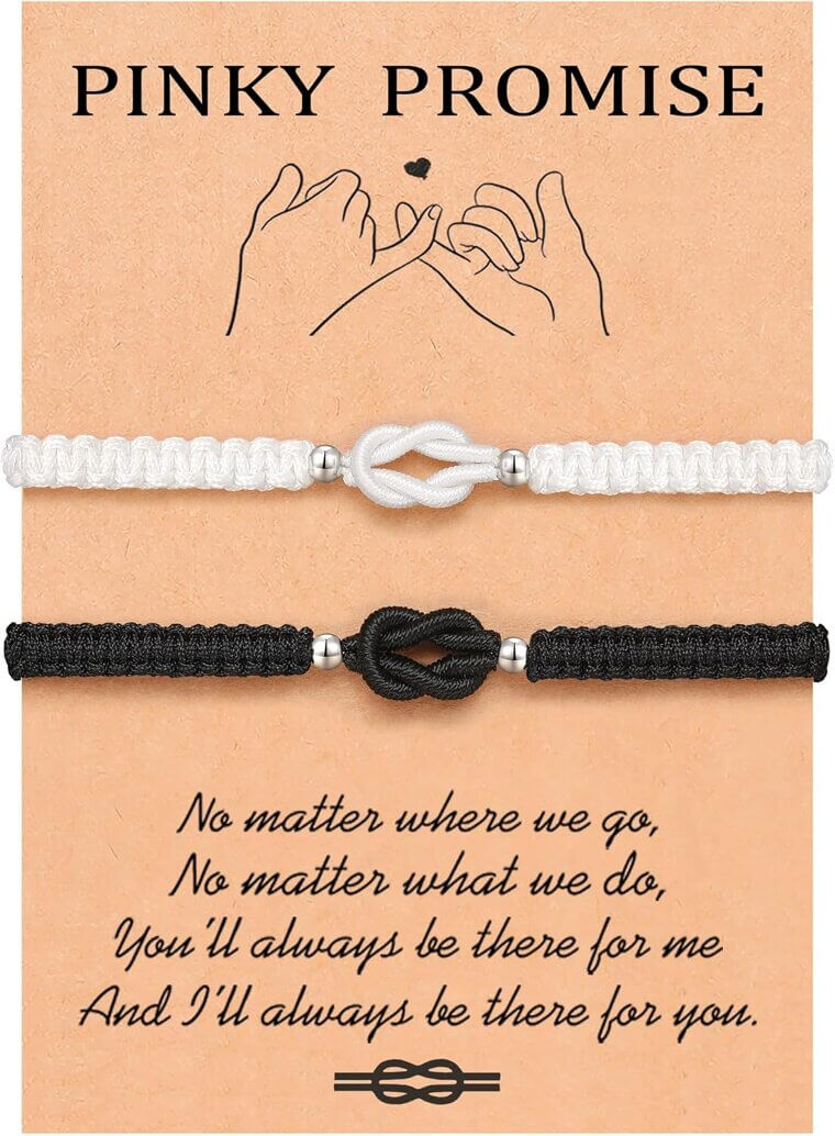 Pinky Promise Bracelets - Perfect Gift for Couples! 