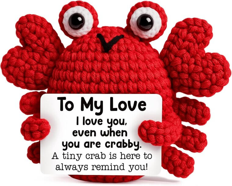 GiftMark Crochet Crabs - Perfect Valentine’s Keepsake! 
