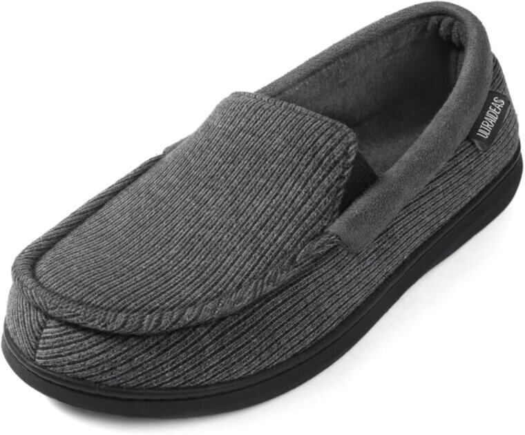 Men's Moc-Toe Slippers - Cozy Comfort Indoors & Outdoors - 43% Off!