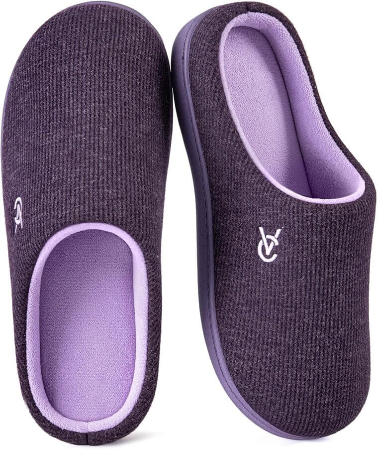 VeraCosy Knit Slippers - Soft, Comfy, Non-slip House Shoes - Now 32% Off!